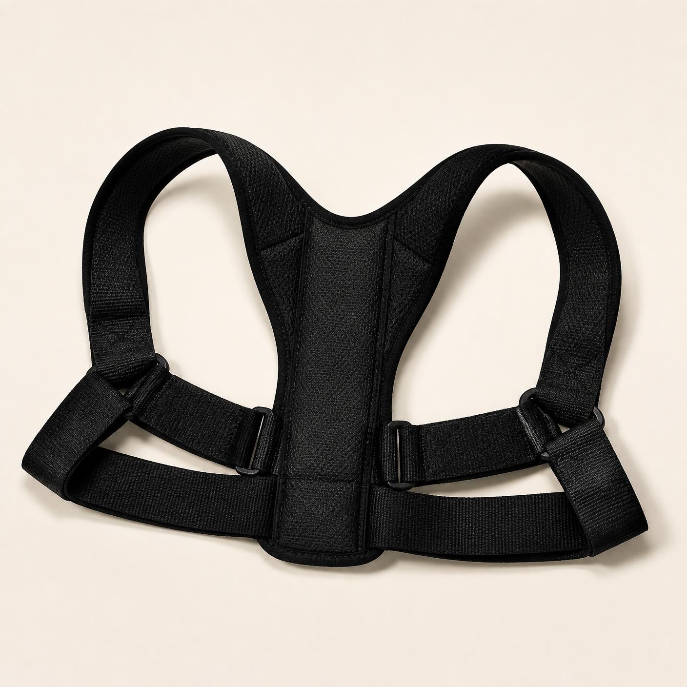 Black adjustable posture corrector